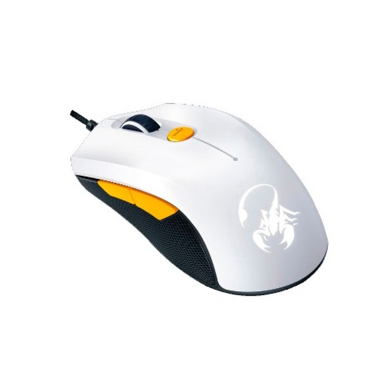MOUSE GAMER GX GAMING SCORPION M6-600 WHITE RGB