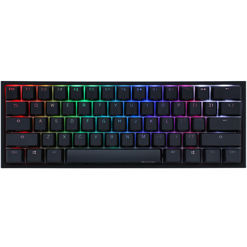 TECLADO GAMER DUCKY ONE 2 MINI RGB KAILH BOX BROWN SWICHT DOUBLE-SHOT PBT MECANICO