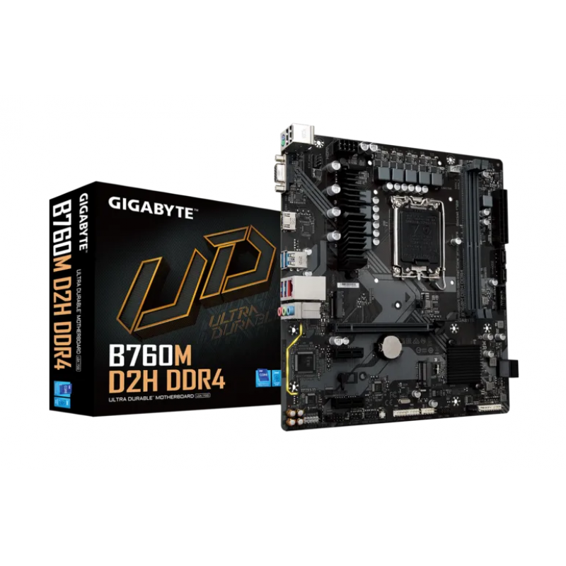 MOTHER GIGABYTE (LGA1700) B760M D2H DDR4