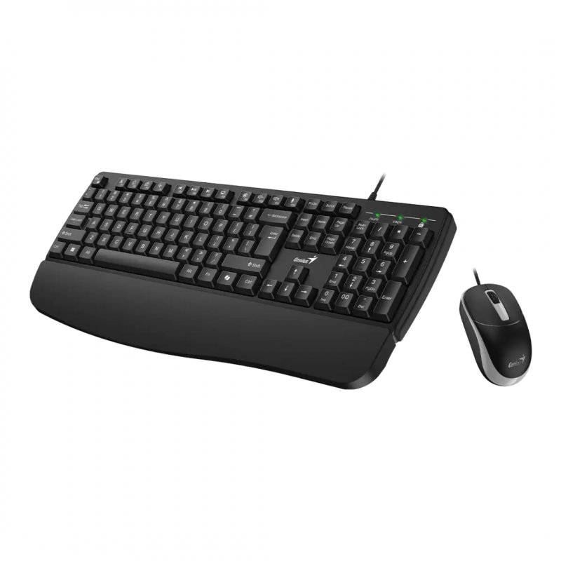 TECLADO + MOUSE COMBO USB GENIUS KM-123 BLACK