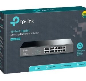 SWITCH TP-LINK TL-SG1016D | 16 PUERTOS GIGABIT RACK MOUNT
