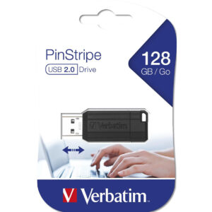 PEN DRIVE 128GB VERBATIM PINSTRIPE 49071