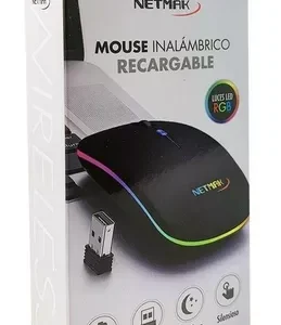 MOUSE NETMAK WS NM-W90 INALAMBRICO RETROILUMINADO NEGRO