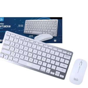 TECLADO+MOUSE INTCO BLUETOOTH RDKM-908 BLANCO/GRIS