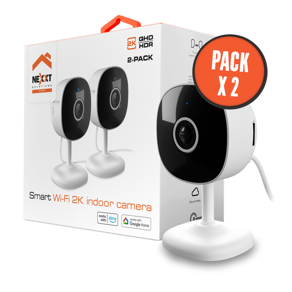 IP NEXXT INTERIOR WIFI PACK 2 UNIDADES NHC-I710 2PK SIN FUENTE