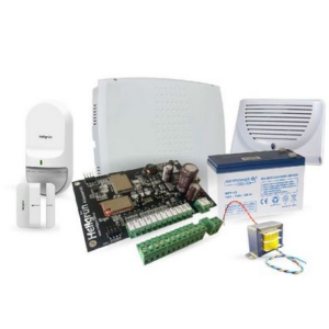 KIT HELLGRUN KUMMERT K1I | WIFI CON APP | PLACA 8 ZONAS CABLEADAS | 32 INALAMBRICAS | PIR INALAMBRIC