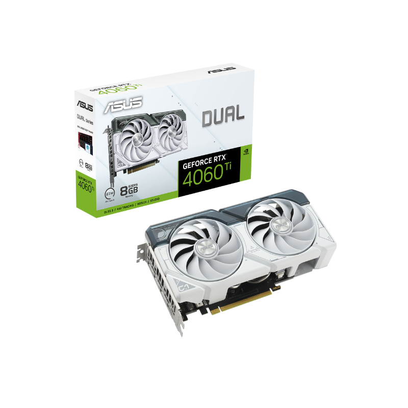 RTX 4060TI 8GB ASUS DUAL WHITE EDITION